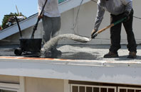 Droop flat roofing repair