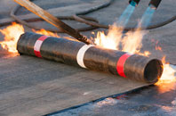 Droop flat roof sealing